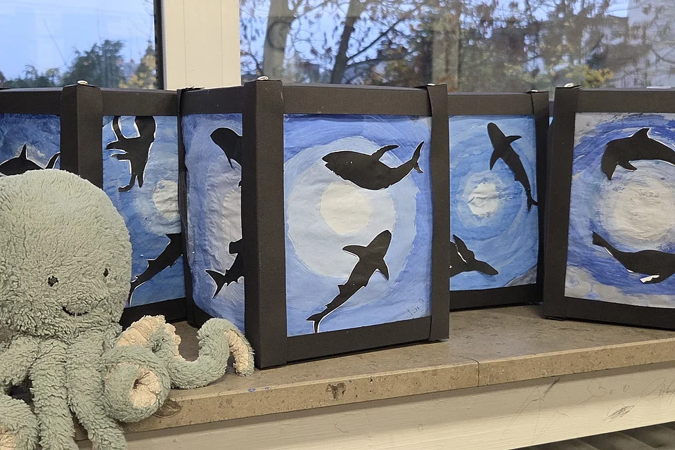 Foto der Laternen (Haimotiv)